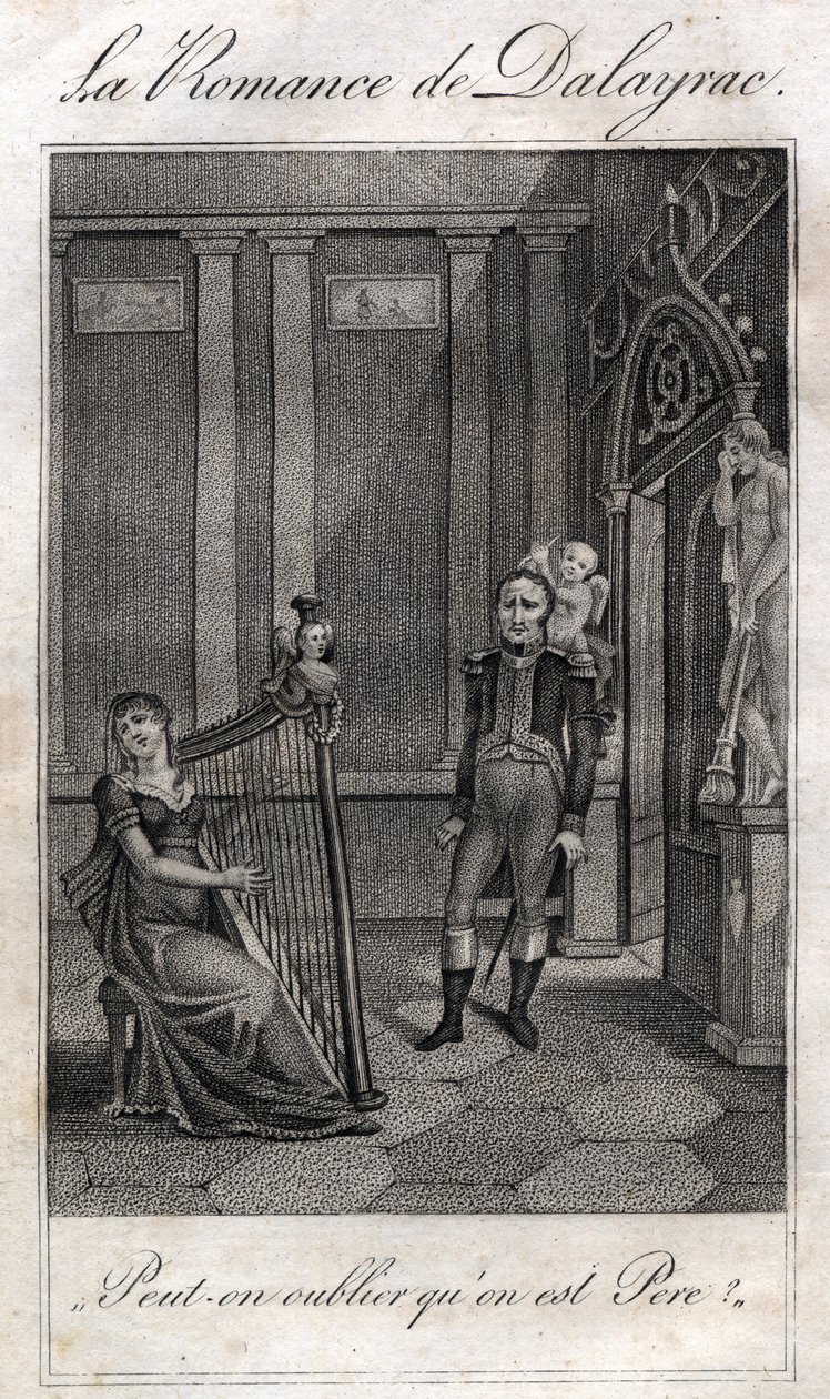 الرومانسية دالايراك. (Dalayrac Nicolas-Marie d'Alayrac، Nicolas Marie) 1753-1809 بواسطة المدرسة الفرنسية