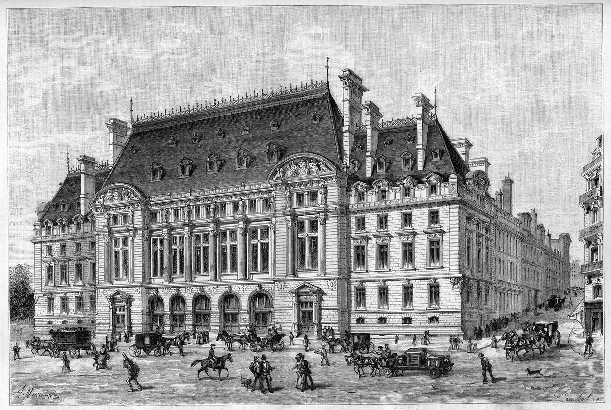 تم تجديد جامعة السوربون في عام 1887 من شارع des Ecoles. بواسطة المدرسة الفرنسية