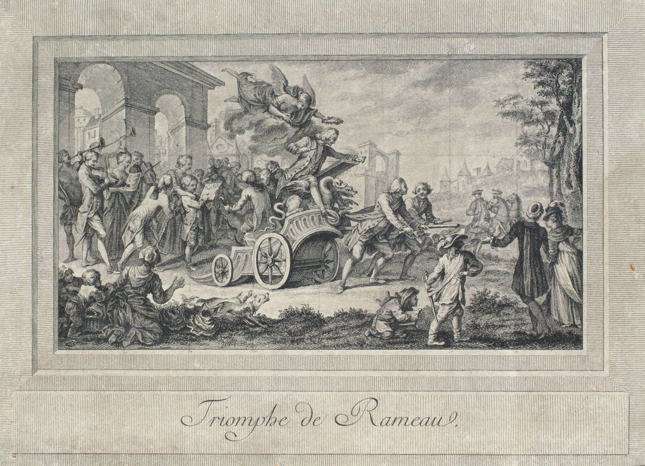 انتصار جان فيليب رامو (1683-1764) بواسطة المدرسة الفرنسية