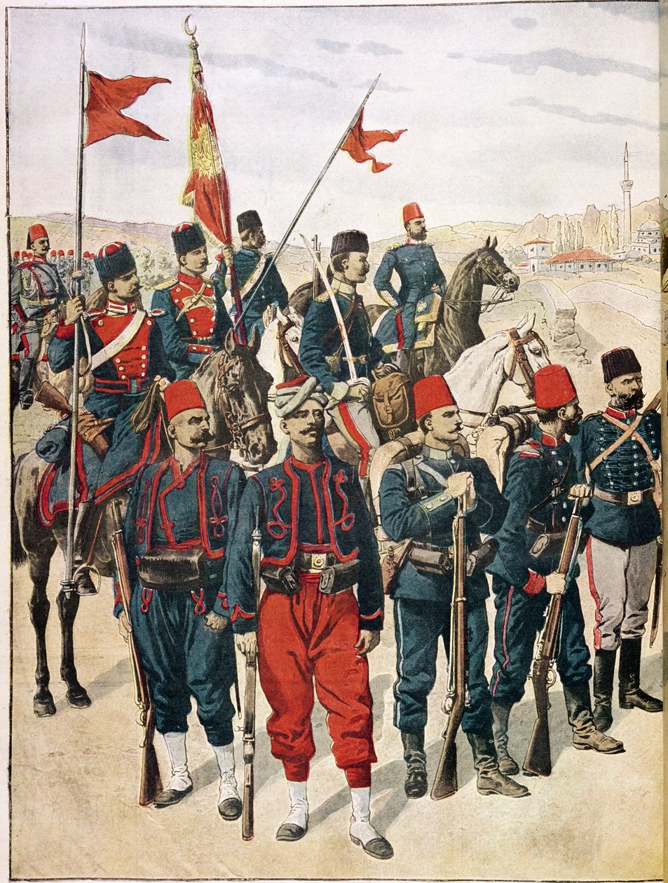 الجيش التركي خلال حرب البلقان 1912-1913 بواسطة المدرسة الفرنسية