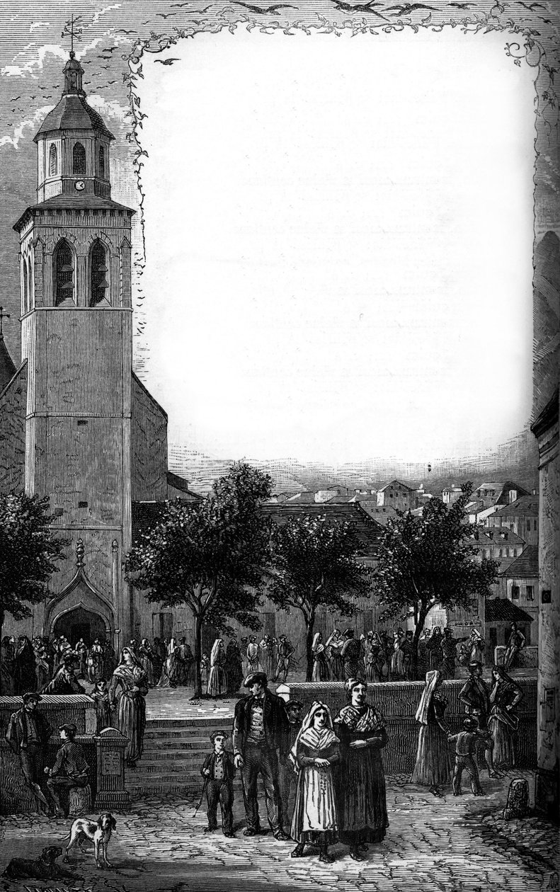 عائلة برناديت سوبيروس (1844-1879) في لورد ، هاوتس بيرينيه (65) بواسطة المدرسة الفرنسية