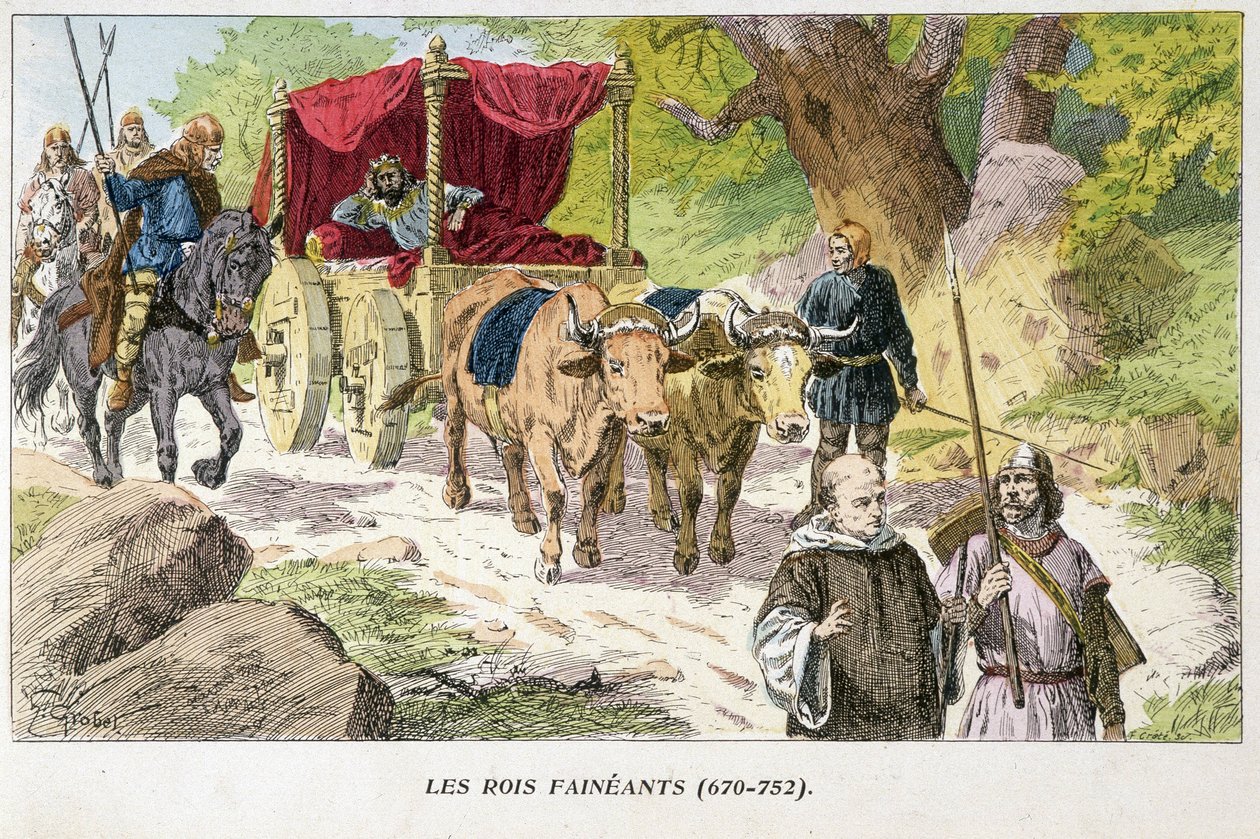 The lazy kings (670 - 752). بواسطة المدرسة الفرنسية