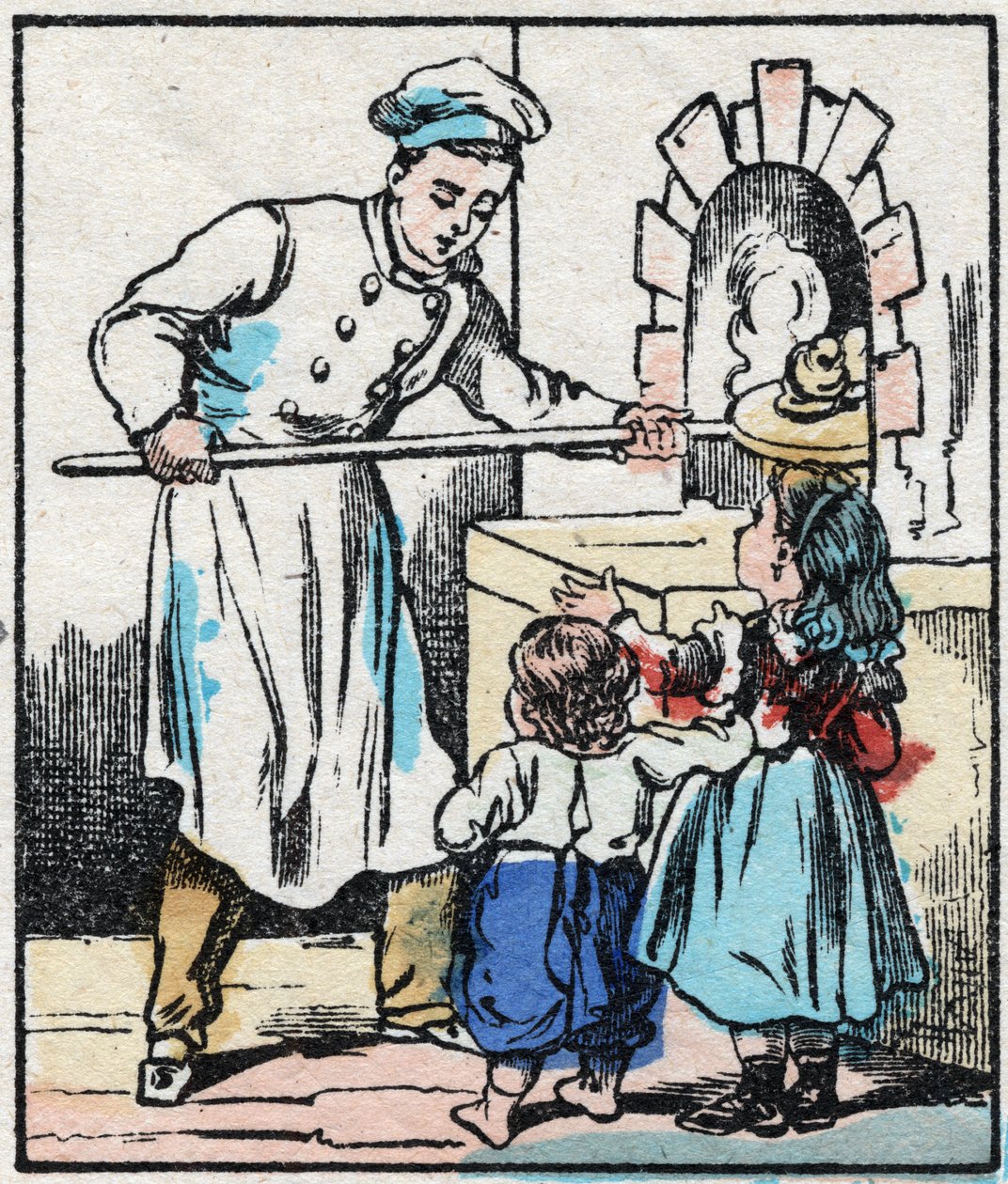 صانع المعجنات. نقش في "" La chanson des metier "". تصوير إبينال ، أواخر القرن التاسع عشر. مجموعة خاصة بواسطة المدرسة الفرنسية