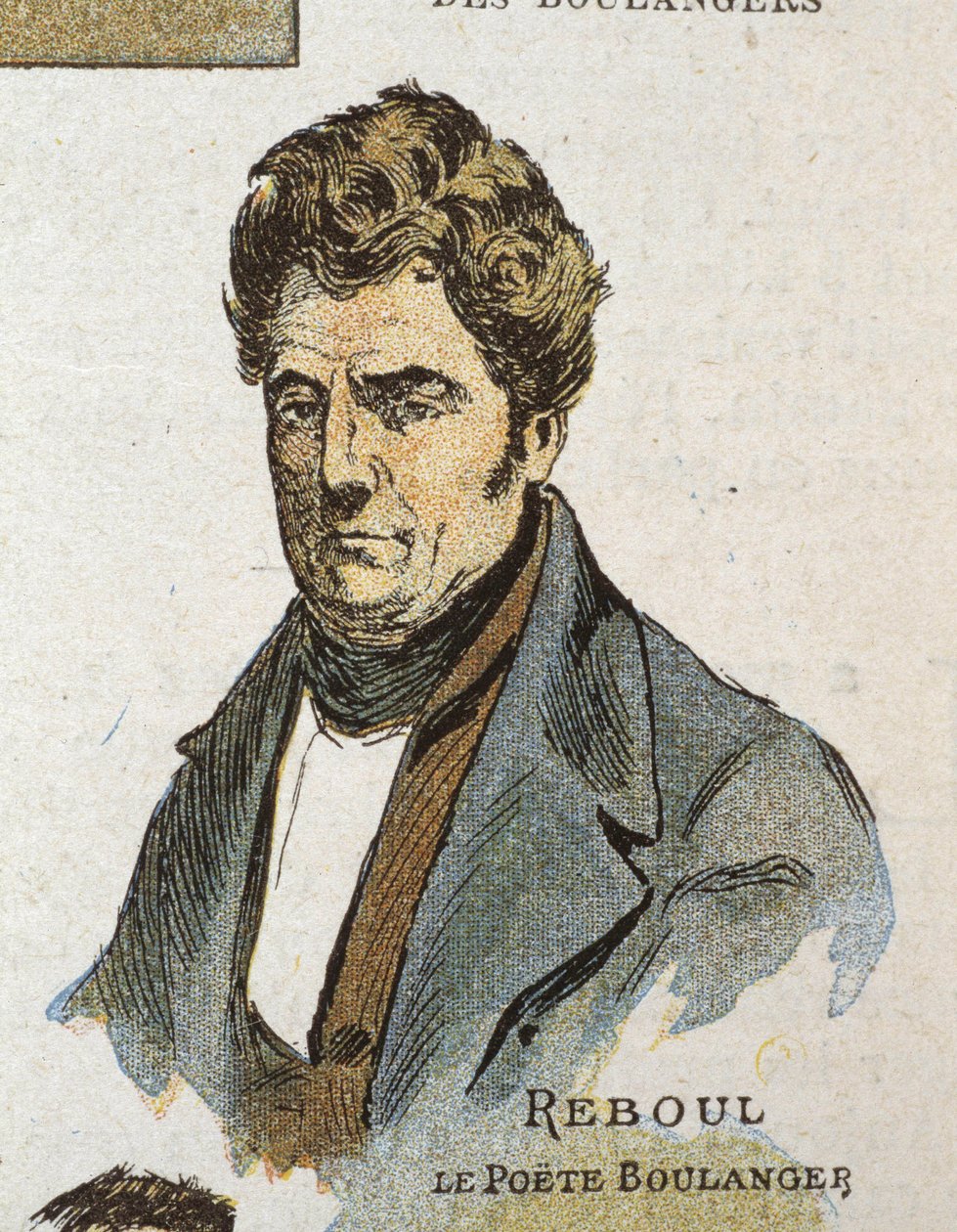 الشاعر ريبول الملقب بـ "بولانجر دي نيم" (1796 - 1864) بواسطة المدرسة الفرنسية