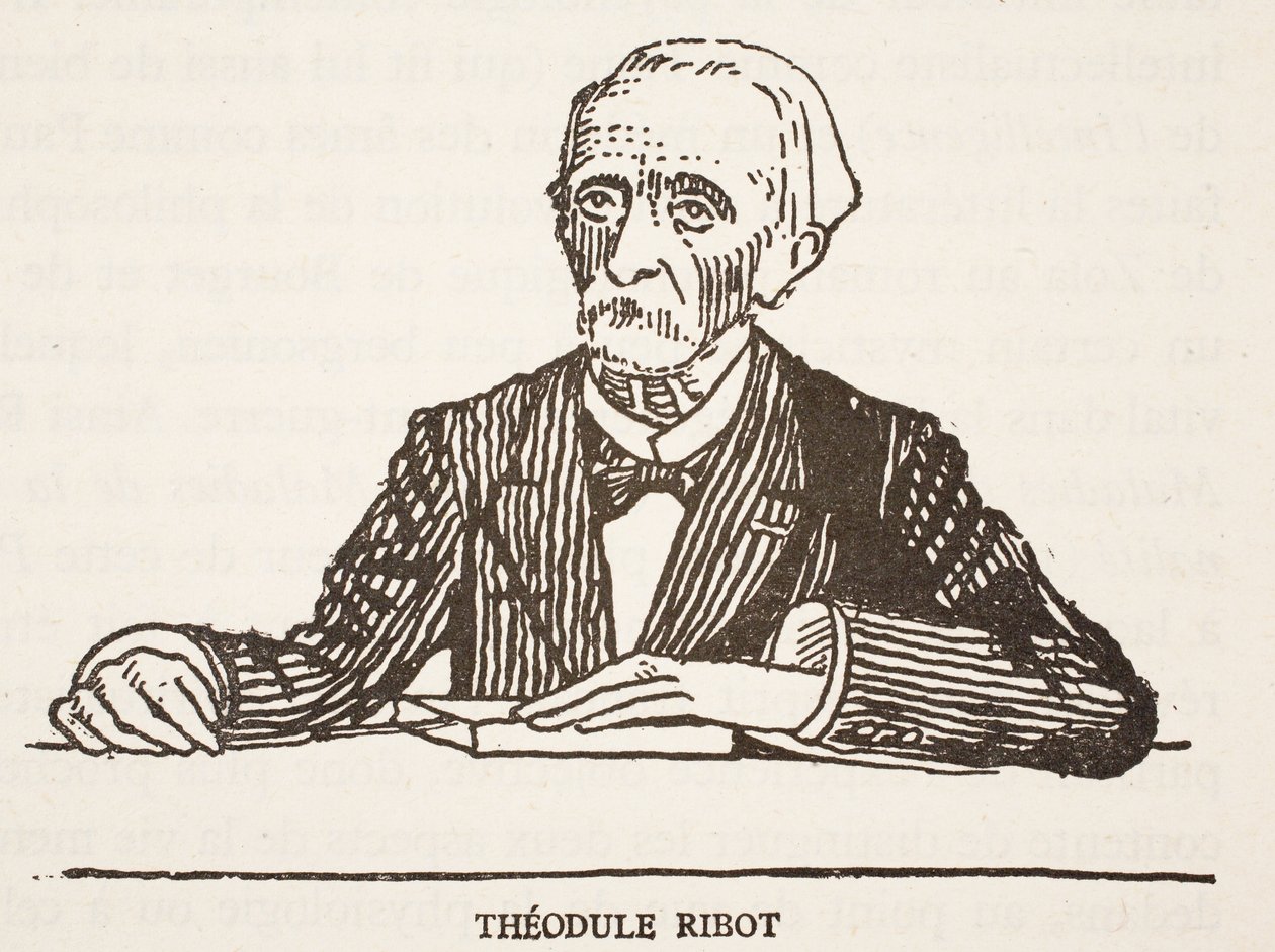 Theodule Ribot بواسطة المدرسة الفرنسية