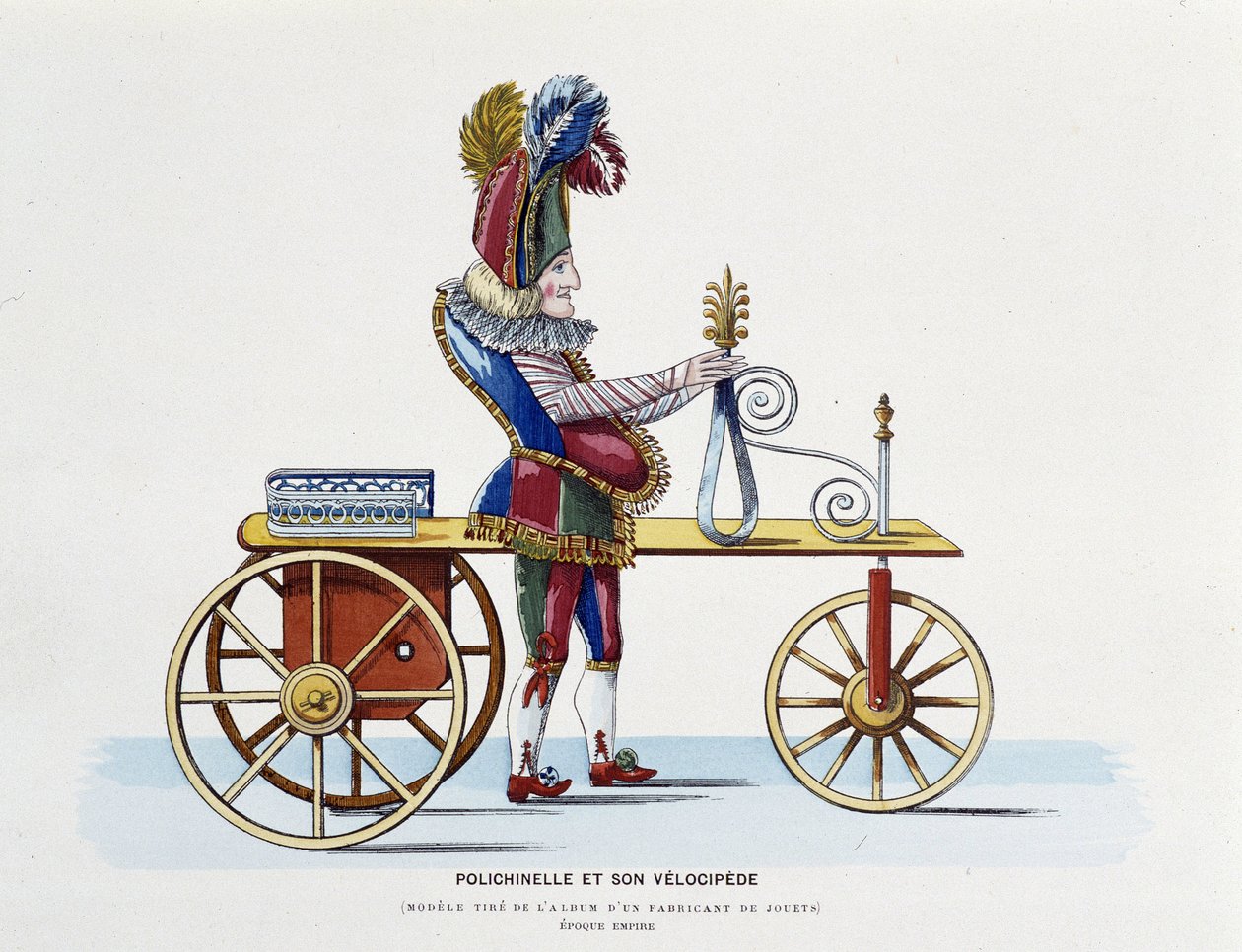 لعبة الإمبراطورية الأولى: Polichinelle و velocipede بواسطة المدرسة الفرنسية