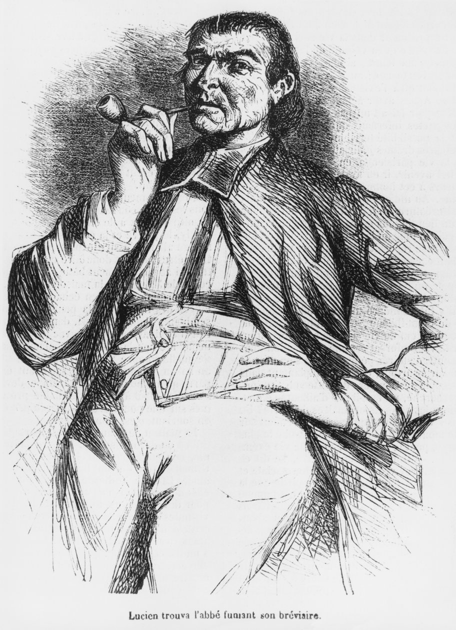 Vautrin ، رسم توضيحي من Splendeurs et Miseres des Courtisanes بواسطة Honore de Balzac ، تم نشره عام 1867 بواسطة المدرسة الفرنسية