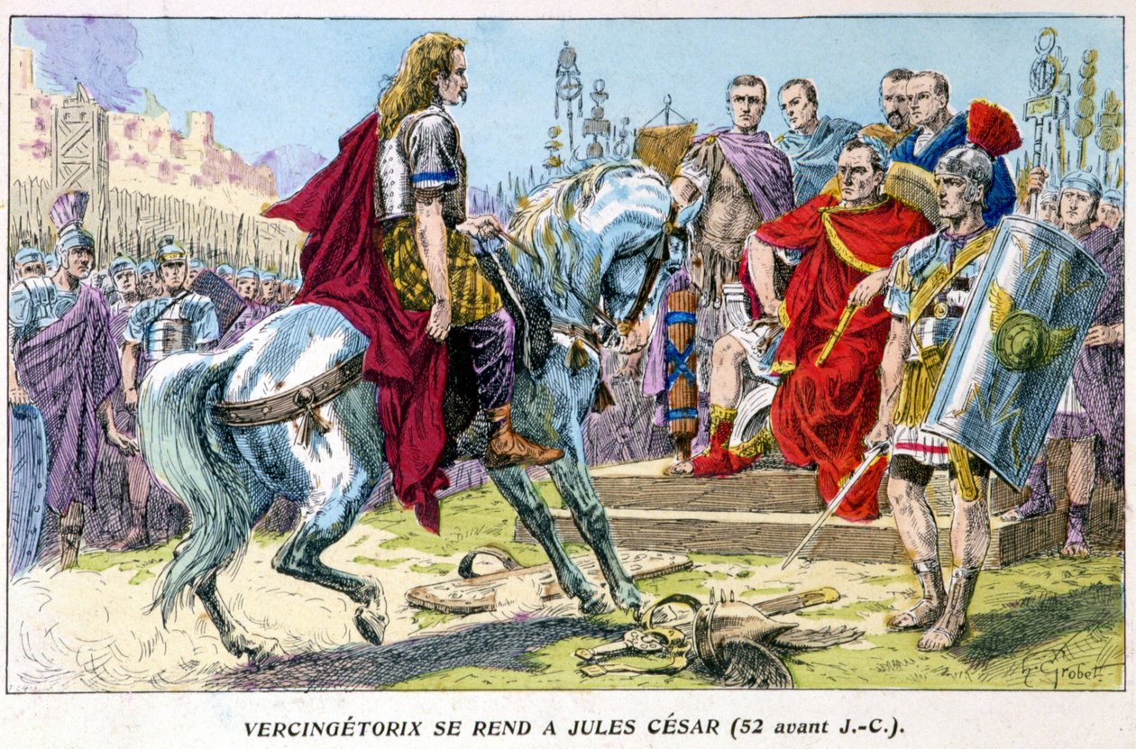 Vercingétorix goes to Julius Caesar (52 BC) بواسطة المدرسة الفرنسية