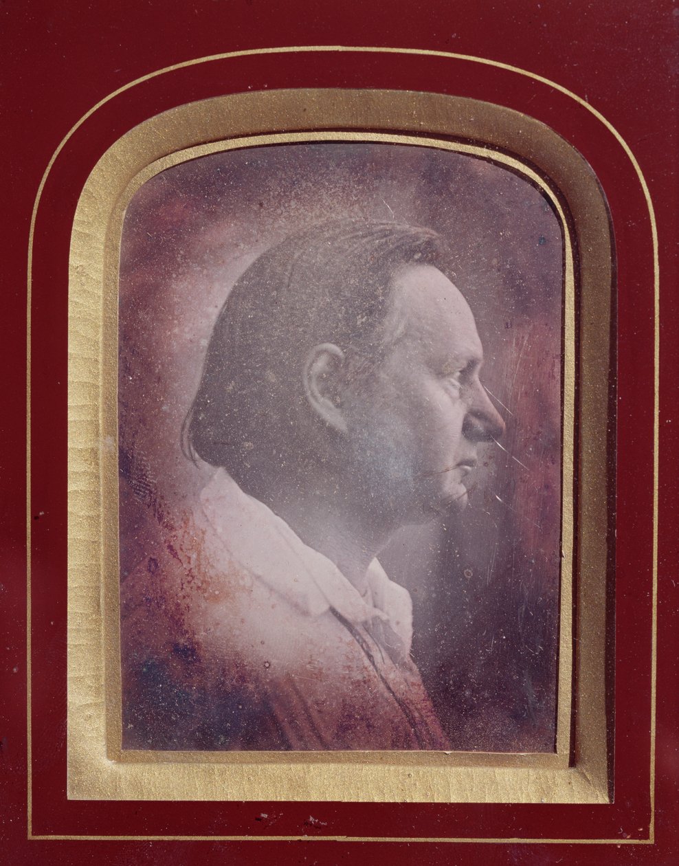 فيكتور هوغو (1802-85) (daguerreotype) بواسطة المدرسة الفرنسية