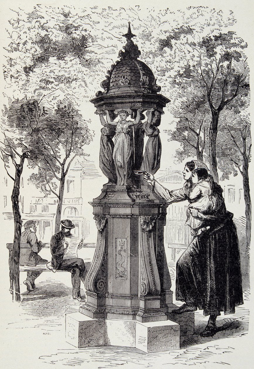 Wallace Fountain بواسطة المدرسة الفرنسية