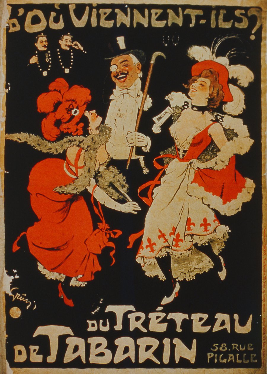 من اين هم؟ من The Treteau de Tabarin ، بيغال ، باريس بواسطة المدرسة الفرنسية