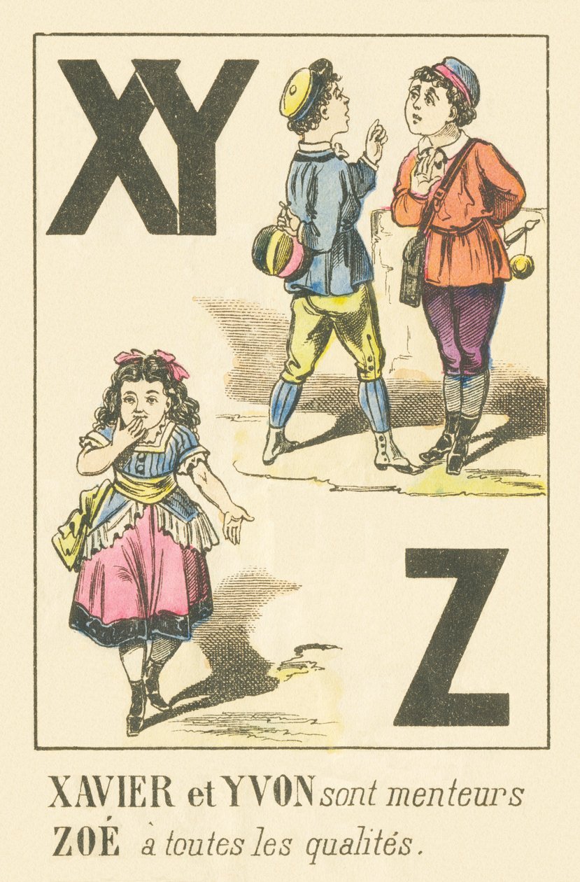 XYZ: Xavier و Yvon كاذبان Zoe لديه كل الصفات بواسطة المدرسة الفرنسية