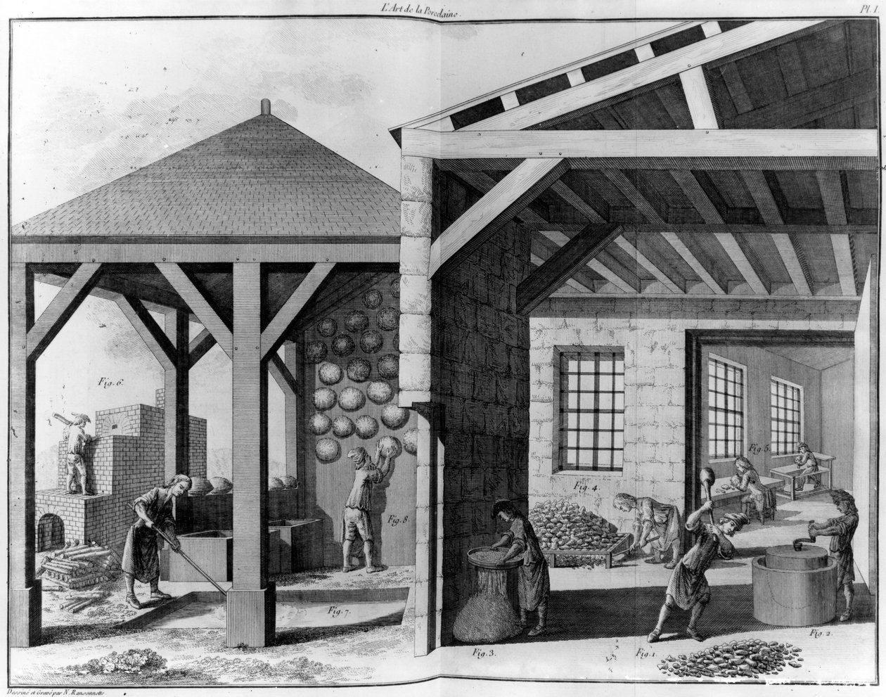لارت دي بورسلين 1771 بواسطة المدرسة الفرنسية
