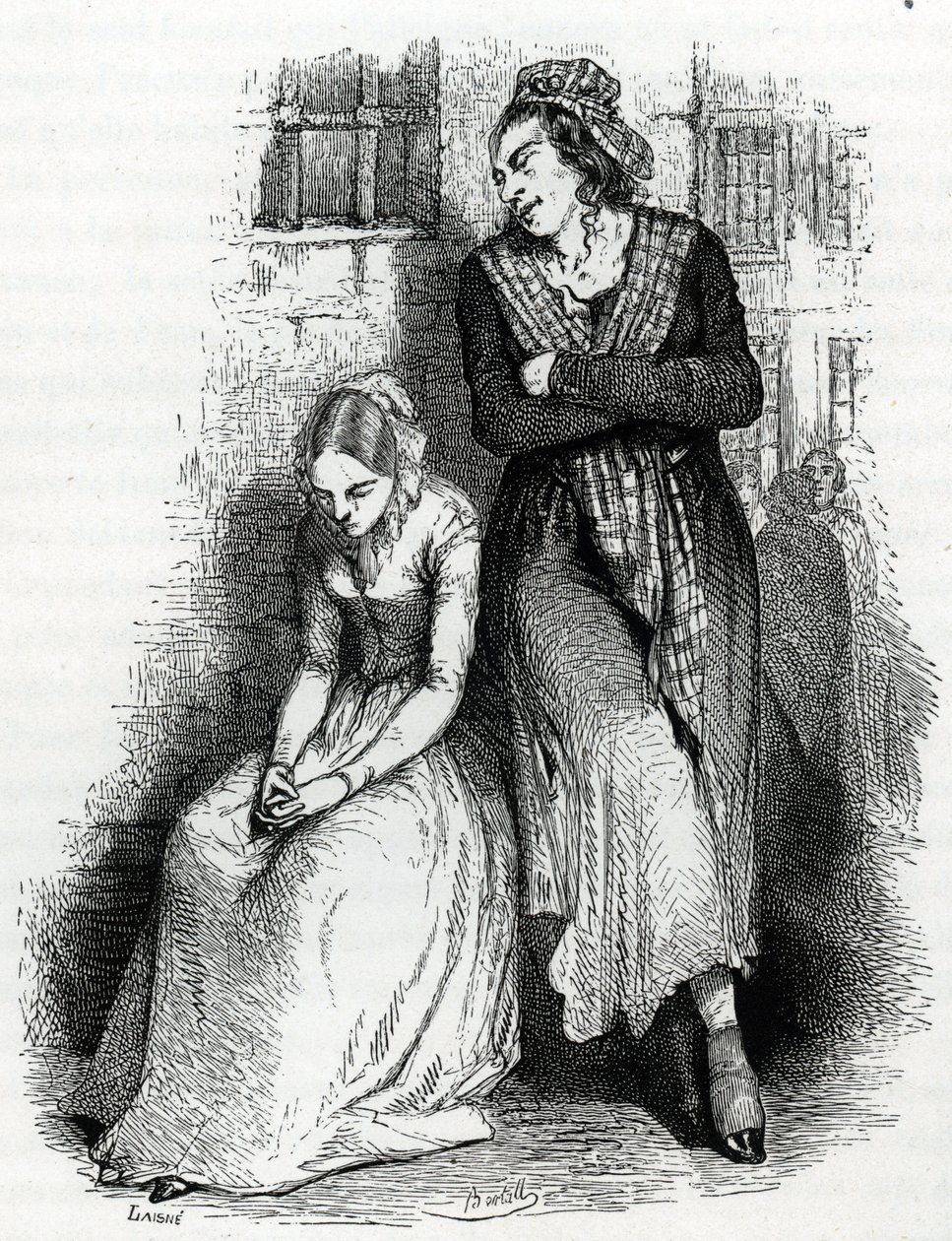“the prisoners of the prison Saint Lazare in Paris بواسطة المدرسة الفرنسية