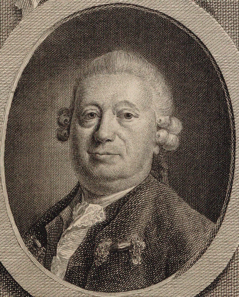 صورة للملحن يوهان هاينريش رول 1716-1785 ، 1780. بواسطة فريدريش كريستيان جوتليب جيسير