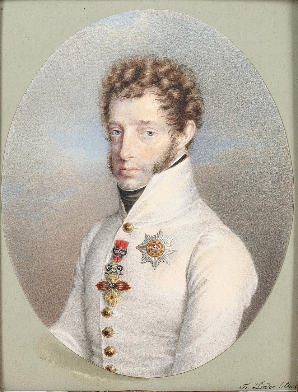 أرشيدوق النمسا لويس 1784-1864. بواسطة أغاني فريدريش جوهان جوتليب