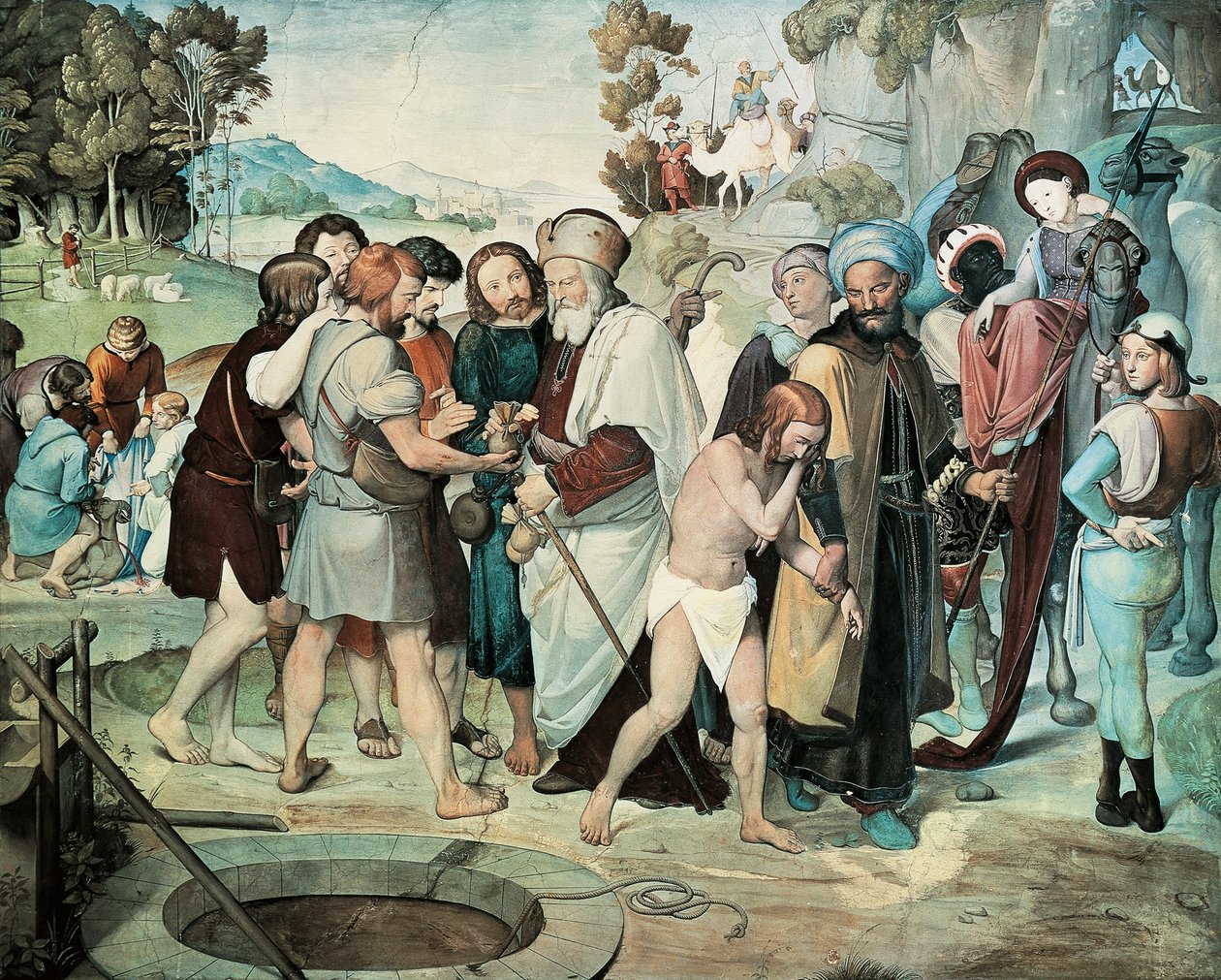 Joseph sold by his Brethren بواسطة فريدريك أوفربيك
