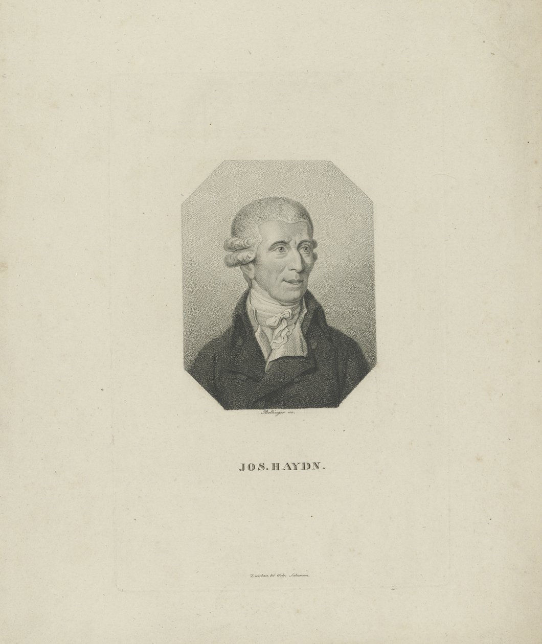 صورة الملحن جوزيف هايدن 1732-1809 ، 1818. بواسطة فريدريش فيلهلم بولينجر
