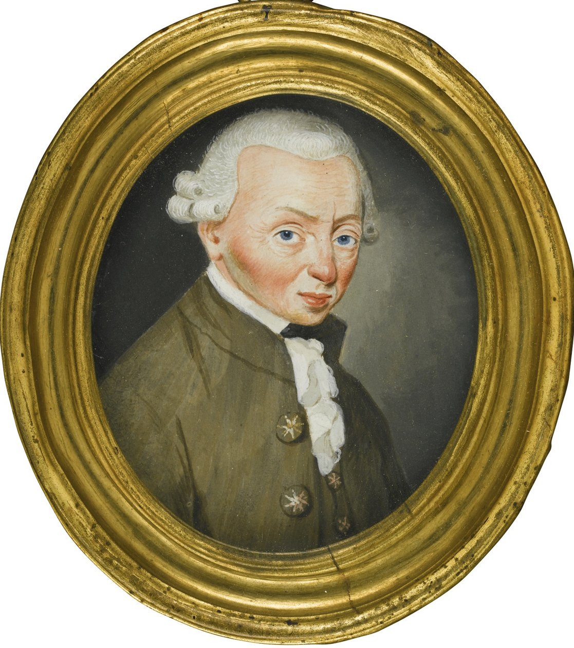صورة إيمانويل كانط 1724-1804 ، 1765 بواسطة فريدريش فيلهلم سبرينغر
