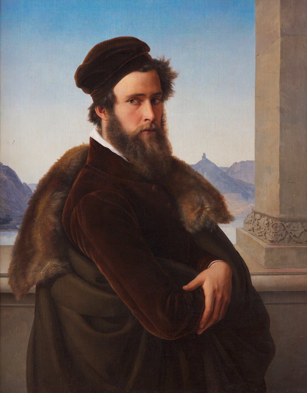 رجل ملتح يعقوب بيكر ، يدعى بيكر فون فورمز ، 1832. بواسطة فريدريش فيلهلم فون شادو