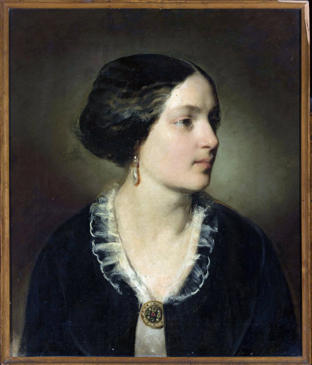 صورة للكونتيسة كاتارزينا بوتوكا (1825-1907) ، ني برانيكا - فريدريش ريتر فون أميرلنج (1803-1887). زيت على قماش بواسطة فريدريش فون أميرلنج
