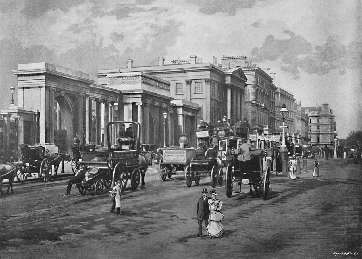 ركن هايد بارك ، c1896 بواسطة فريث وشركاه