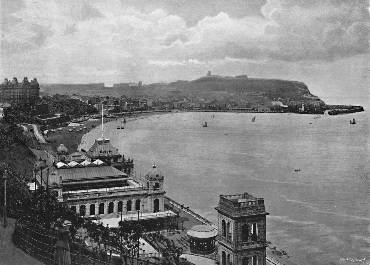 سكاربورو: The South Bay and Spa ، c1896 بواسطة فريث وشركاه