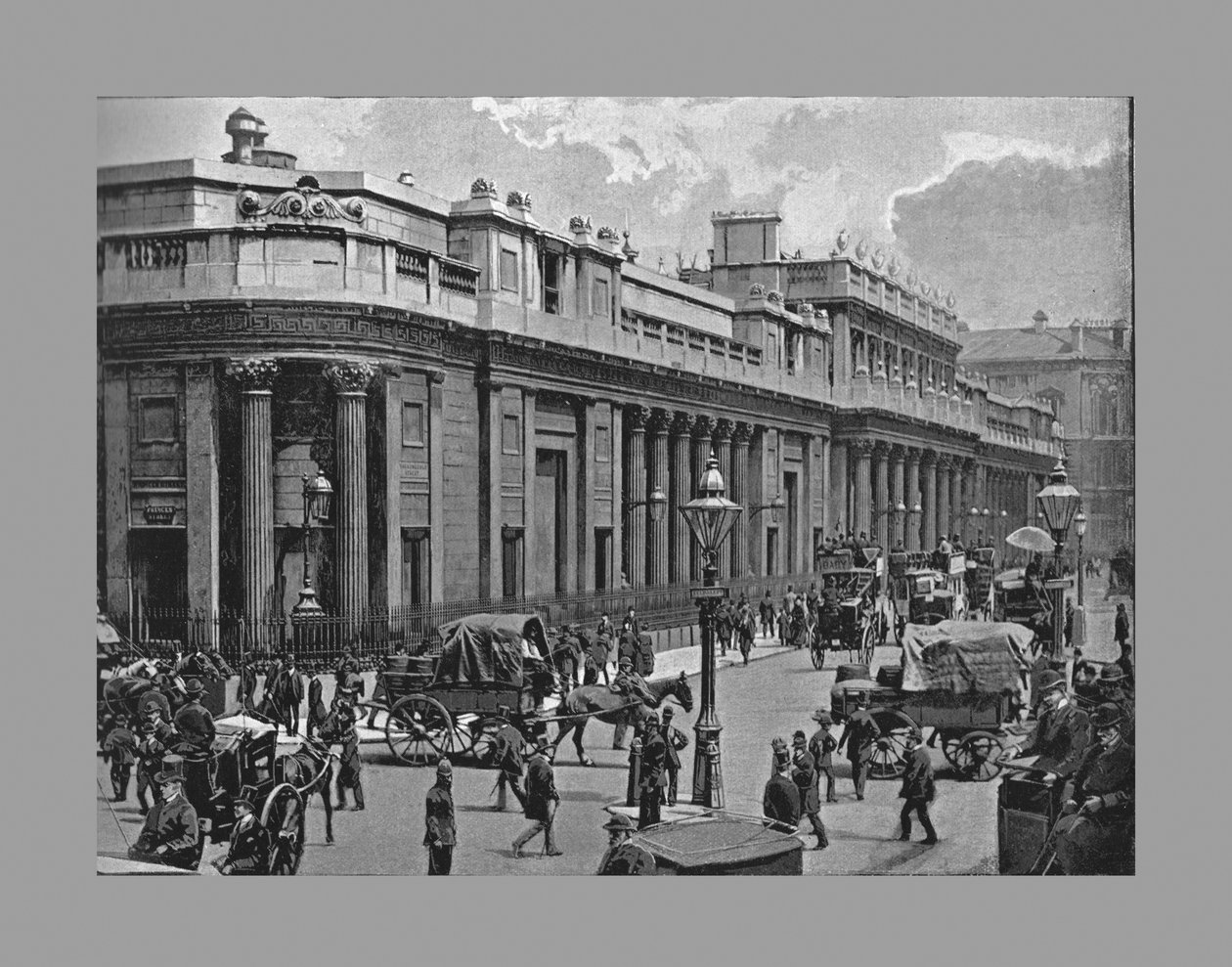 بنك إنجلترا ، لندن ، c1900 بواسطة فريث وشركاه