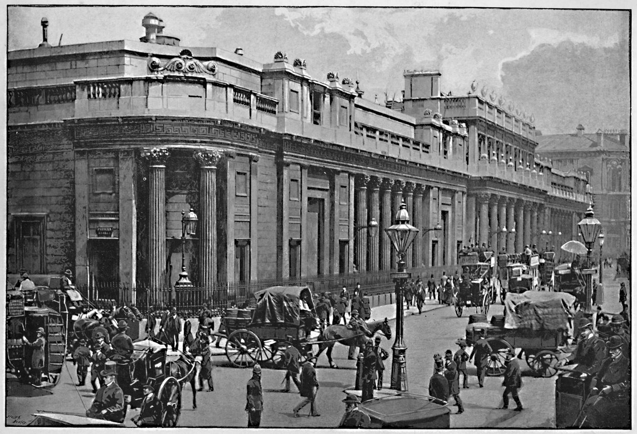 بنك إنجلترا ، c1896 بواسطة فريث وشركاه