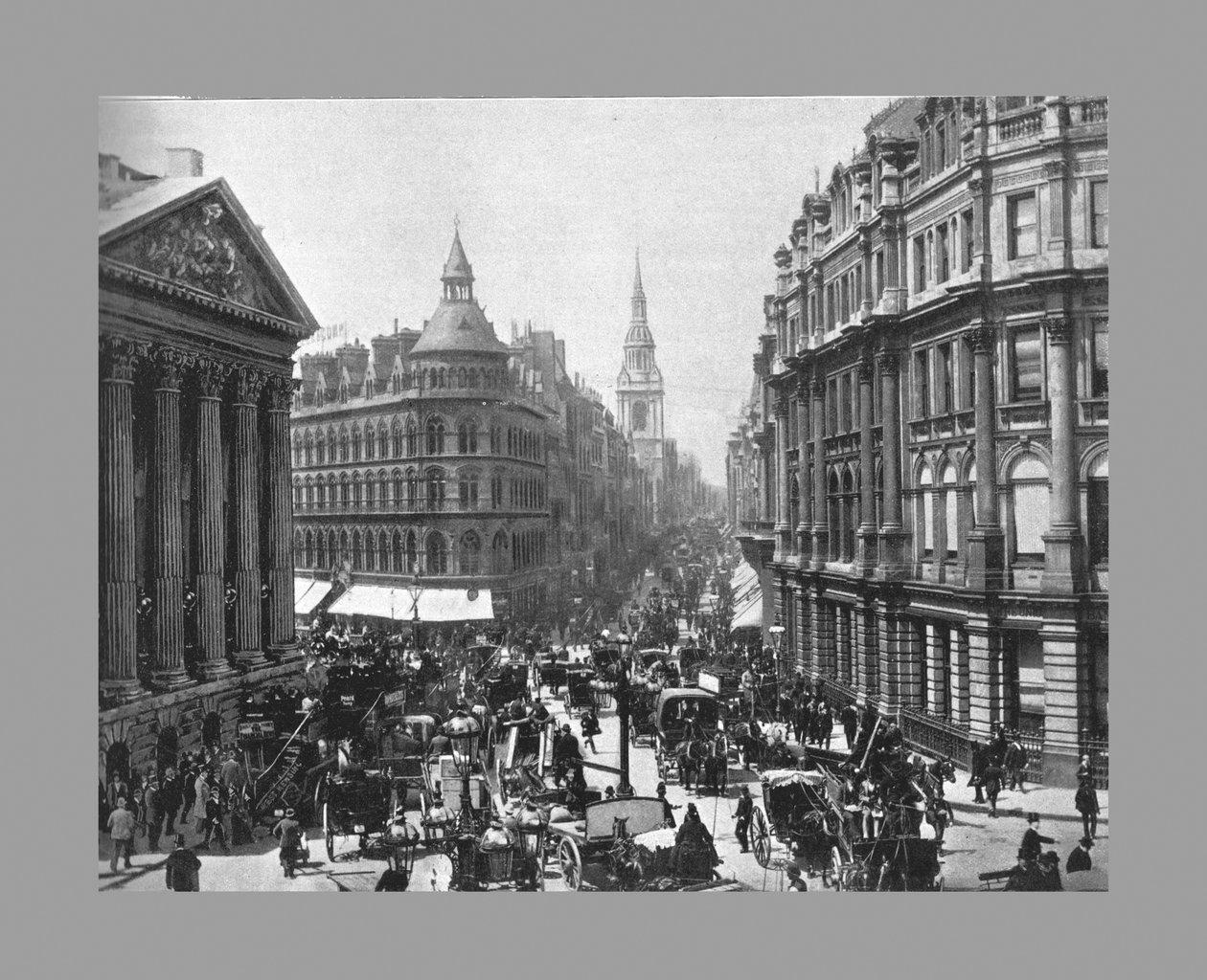 The Mansion House and Cheapside ، لندن ، c1900 بواسطة فريث وشركاه
