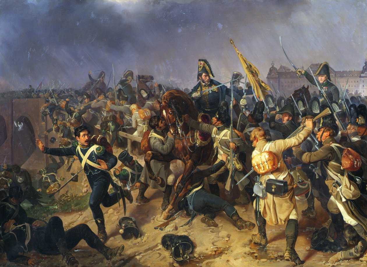 حلقة من لقاء قرب Znaim 1809 بواسطة فريتز لالليماند