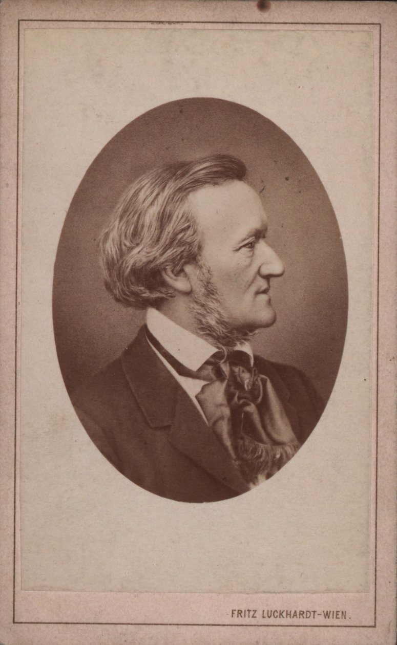 صورة للملحن ريتشارد فاغنر 1813-1883 ، ج. 1875. بواسطة فريتز لوكهارت