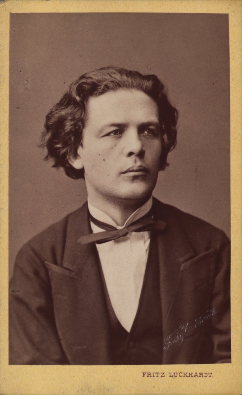 صورة للمؤلف أنطون روبنشتاين 1829-1894 ، ج. 1870. بواسطة فريتز لوكهارت