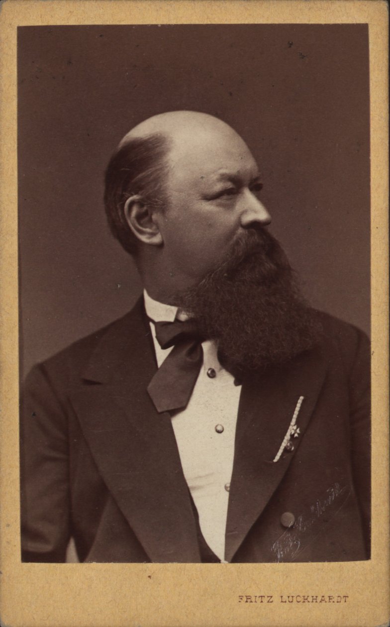 صورة للمؤلف فرانز فون سوبه 1819-1895 ، ج. 1880. بواسطة فريتز لوكهارت