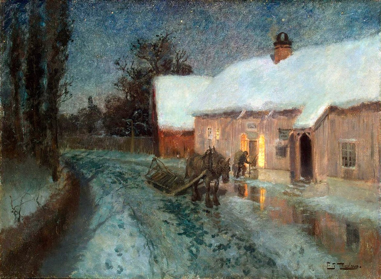 ليلة 1880. بواسطة فريتز ثولوف