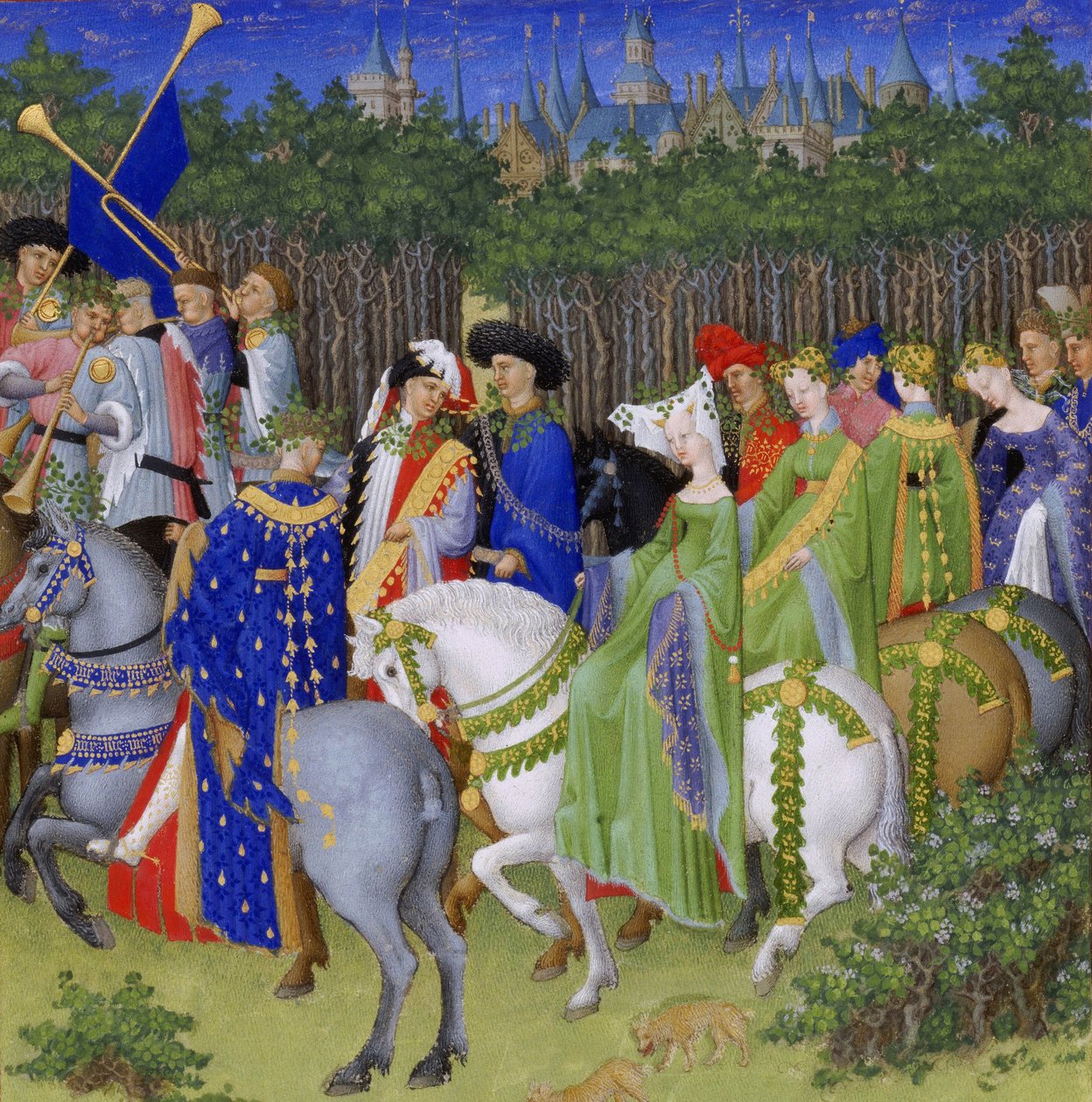Très Riches Heures du Duc de Berry بواسطة فريس ليمبورغ