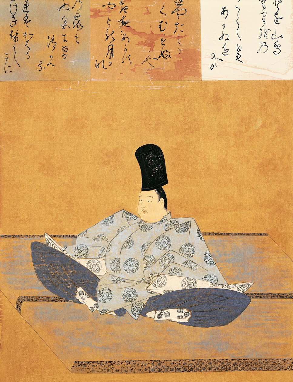 Portrait of Emperor Go-Toba, attributed to Fujiwara no Nobuzane (1176 or ca 1177-1265), Japan, Japanese Civilisation بواسطة فوجيوارا نوبوزان