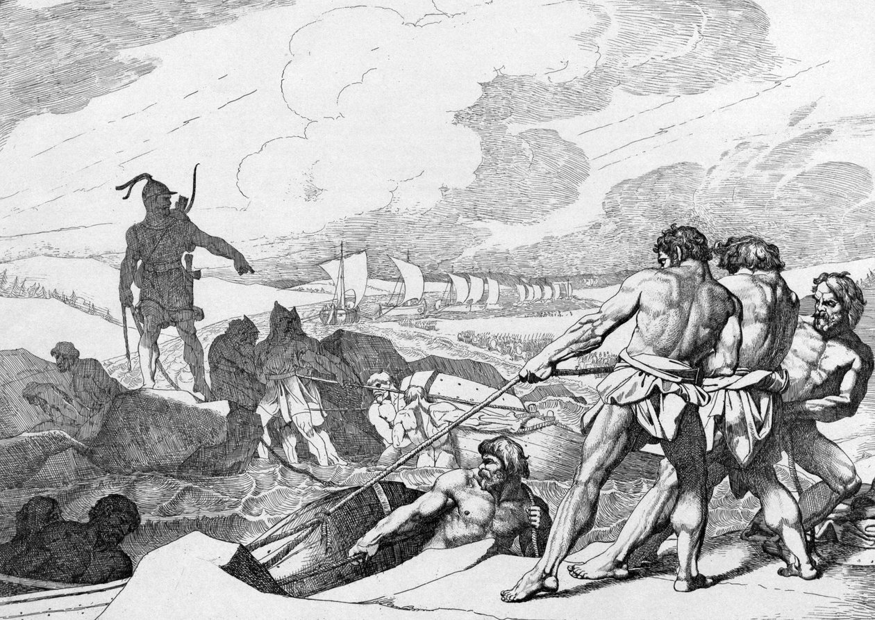 حملة أوليغ أوف نوفغورودز ضد القسطنطينية ، قبل عام 1839 بواسطة فيودور أنطونوفيتش بروني