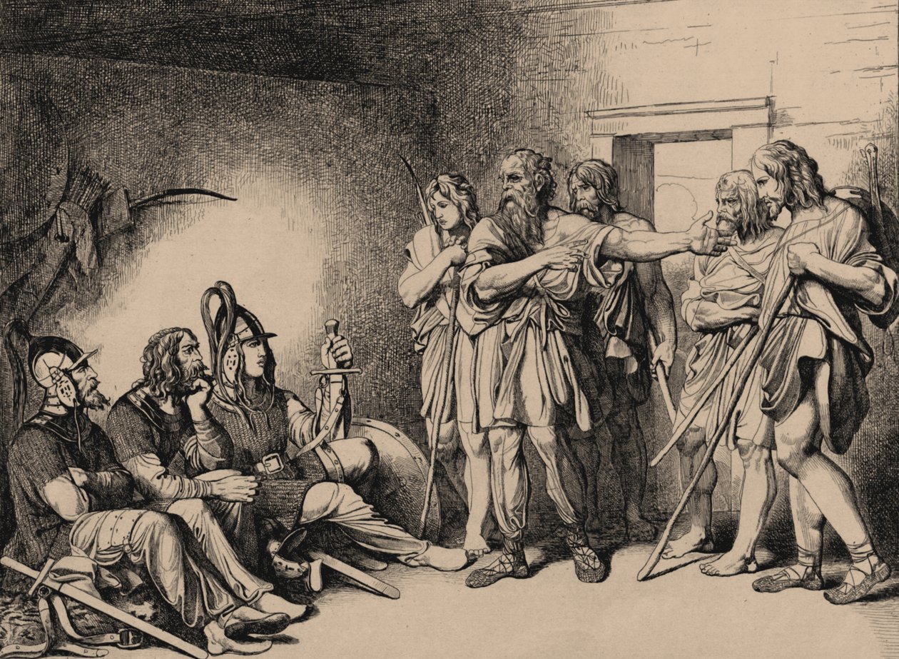 دعوة Varangians ، 1839 بواسطة فيودور أنطونوفيتش بروني