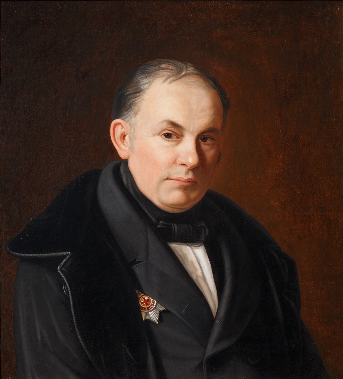 صورة للشاعر فاسيلي جوكوفسكي 1783-1852 ، 1854 بواسطة فيودور إيفانوفيتش إيجين