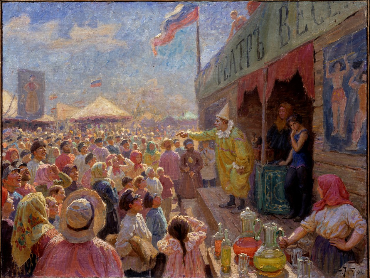 معرض - معرض - لوحة لفيودور إيفانوفيتش ريبيرج (1865-1938) ، زيت على قماش بواسطة فيودور إيفانوفيتش ريبيرج