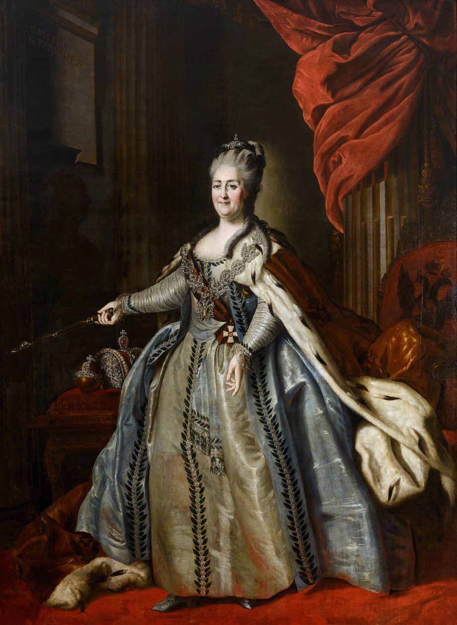 صورة الإمبراطورة كاثرين الثانية (1729-1796) par Rokotov ، فيودور ستيبانوفيتش (1735-1808). زيت على قماش ، النصف الثاني من القرن الثامن عشر ، متحف الدولة أ. راديشيف للفنون ، ساراتوف بواسطة فيودور ستيبانوفيتش روتوكوف