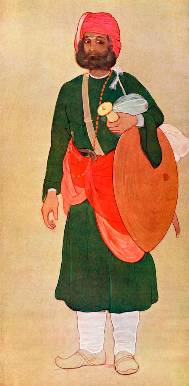 "محارب راجبوت من مجموعة الحرب" ، 1929. بواسطة فيزي رحمين
