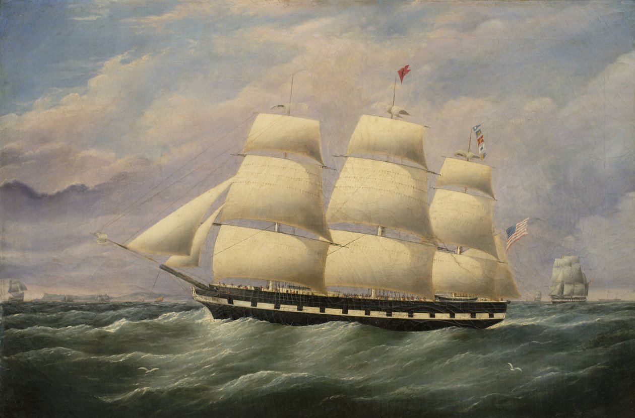 كليبر شيب أمريكان إيجل ، 1856 زيت على قماش بواسطة G. Dell