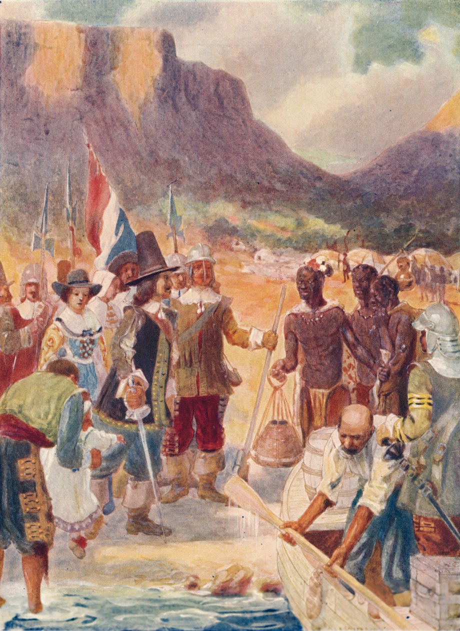 "هبوط فان ريبيك" ، 1909 بواسطة جي إس سميثارد