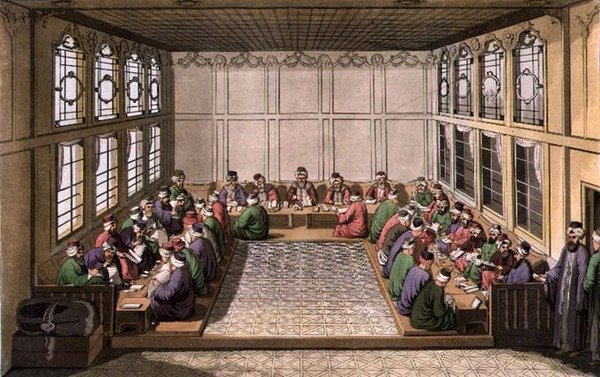 وزارة المالية العامة ، اللوحة 17 من الجزء الثالث ، المجلد الأول من "تاريخ الأمم" ، نقش بواسطة الفنان (أكواتينت) بواسطة G. Alluisetti
