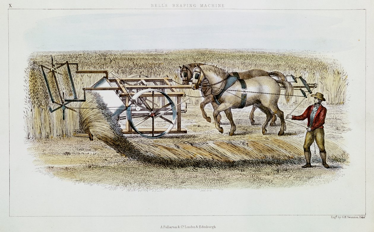 آلة حصاد الأجراس ، 1851 بواسطة GH Swanston
