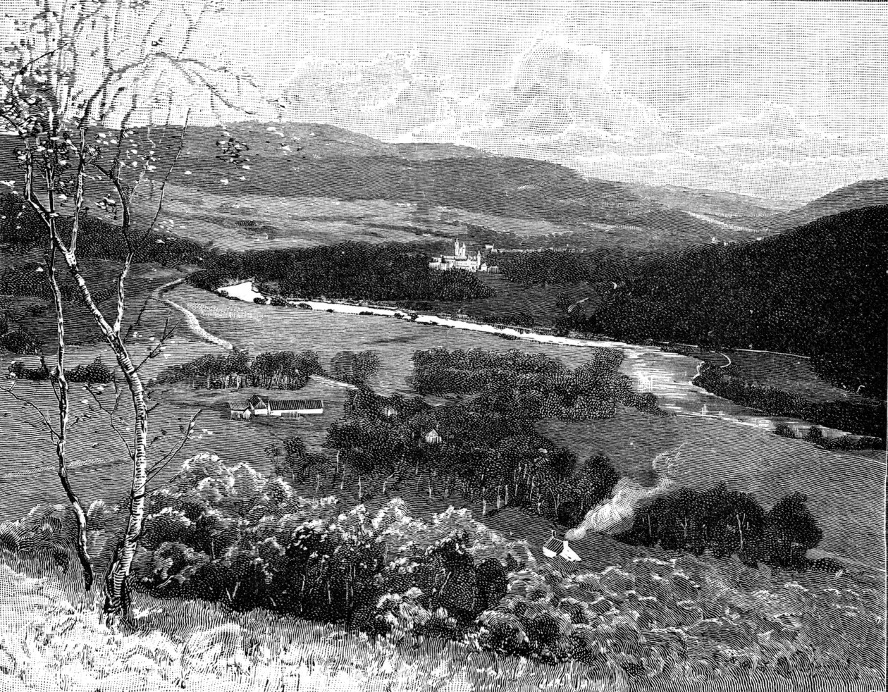 قلعة بالمورال من كريج نوردي ، اسكتلندا ، 1900. بواسطة GW ويلسون وشركاه