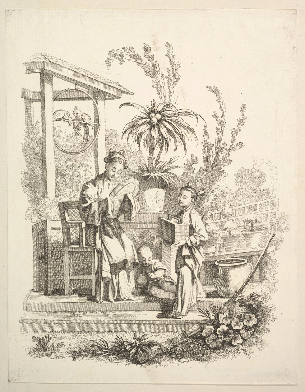 المرحاض ، كاليفورنيا. 1742. بواسطة غابرييل هوكير
