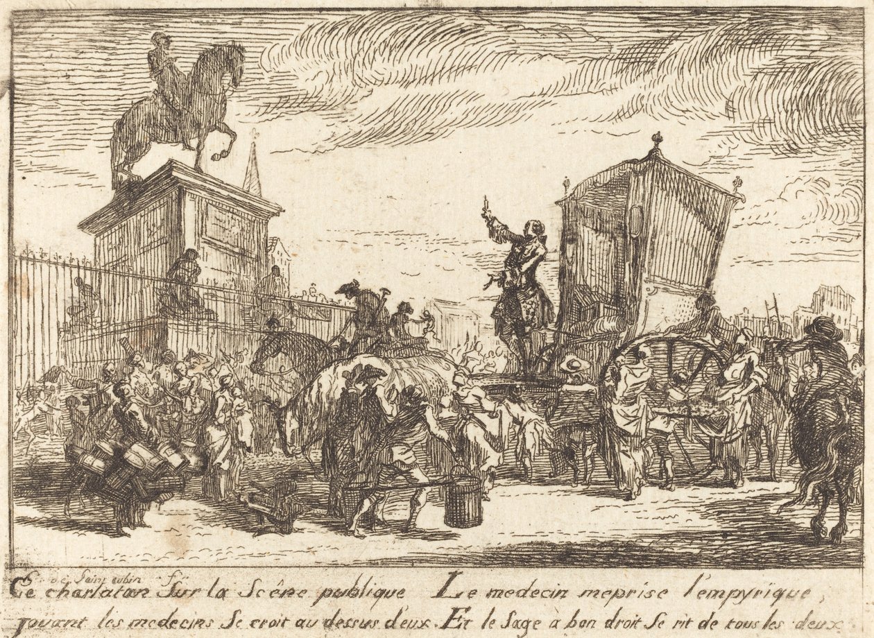 The Charlatan (Le charlatan) بواسطة غابرييل جاك دي سانت أوبين